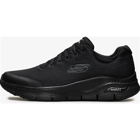 Skechers Arch Fit Erkek Siyah Spor Ayakkabı .